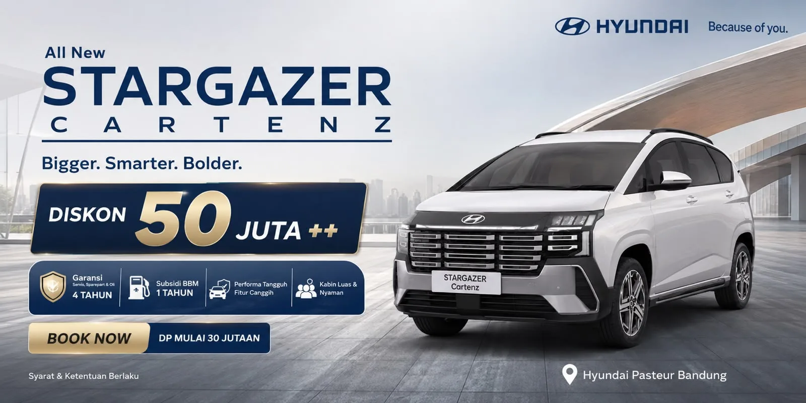 Promo Hyundai Stargazer Cartenz Arista Bandung - Edisi Juli 2026